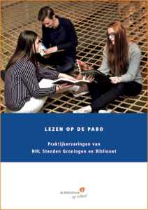 omslag rapport Lezen op de pabo; Praktijkervaringen van NHL Stenden Groningen en Biblionet (jan 2020) 