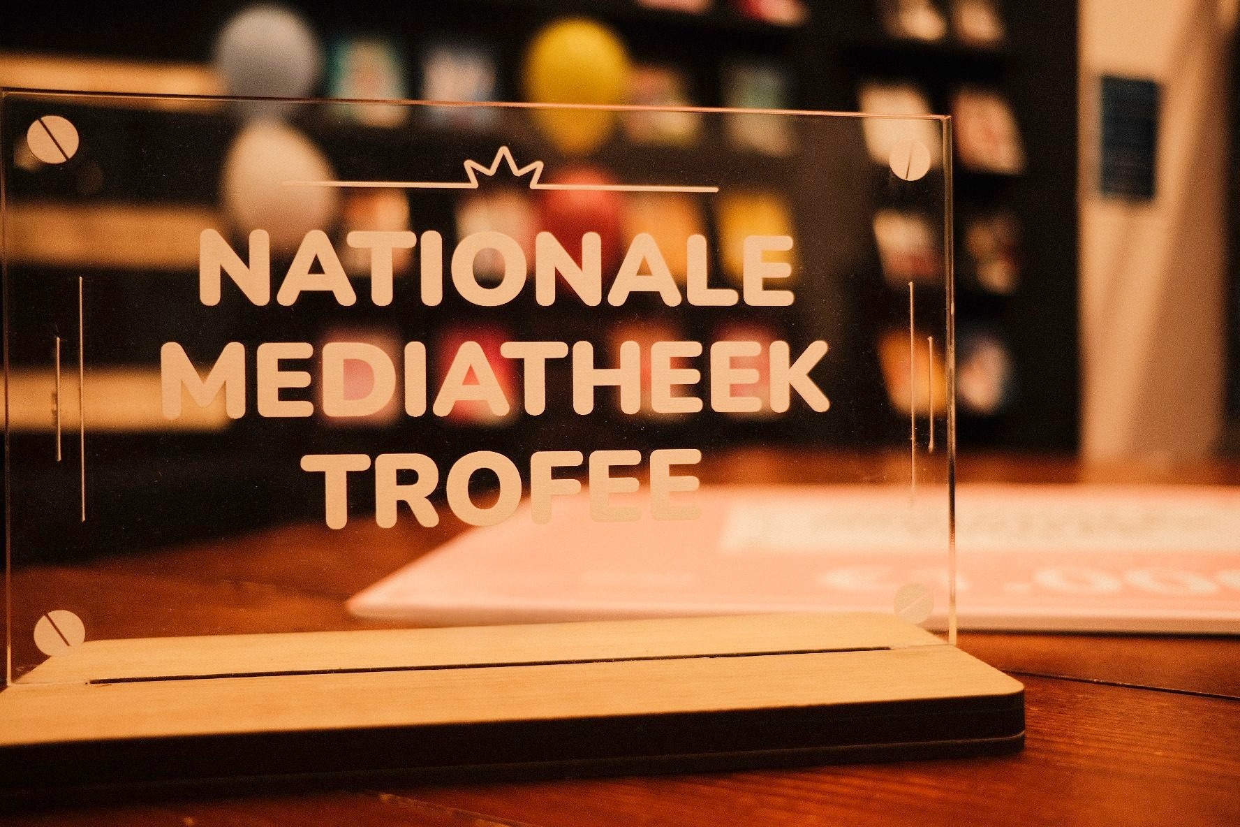 De Nationale Mediatheek Trofee bokaal