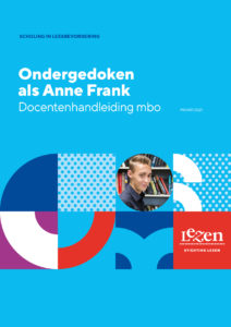 omslag docentenhandleiding mbo Ondergedoken als Anne Frank