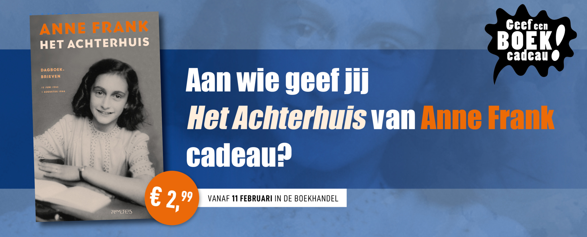 'Het Achterhuis' van Anne Frank gekozen voor ‘Geef een boek cadeau