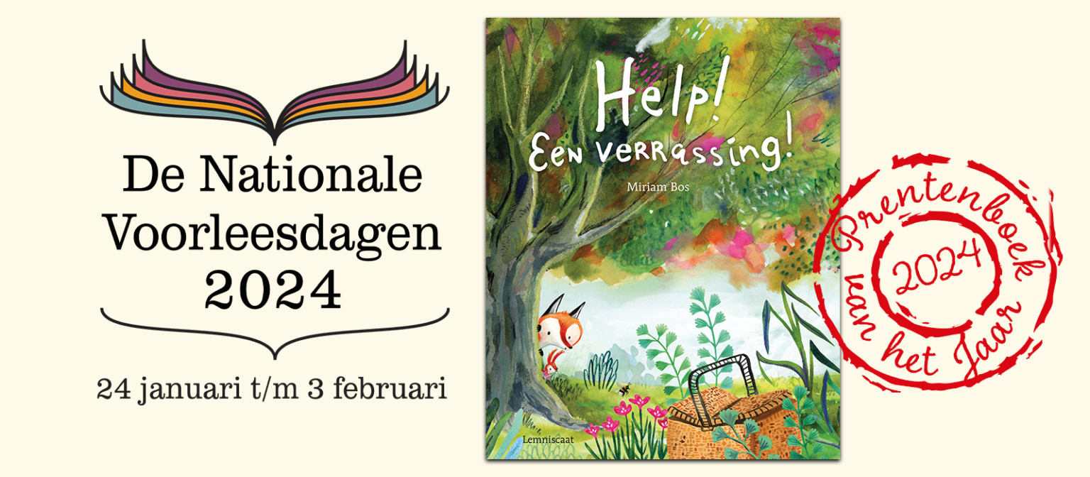 Help! Een verrassing! is Prentenboek van het Jaar 2024 Stichting Lezen