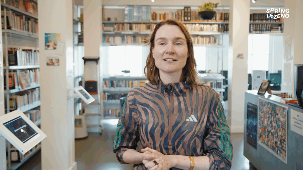 Nationale Mediatheek Trofee nominatie Barlaeus Lyceum in Amsterdam , Debbie Broekers