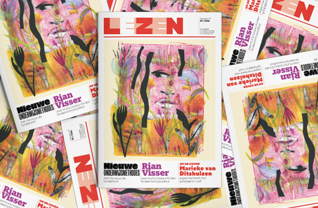 Stapel met covers Lezen 1 2026